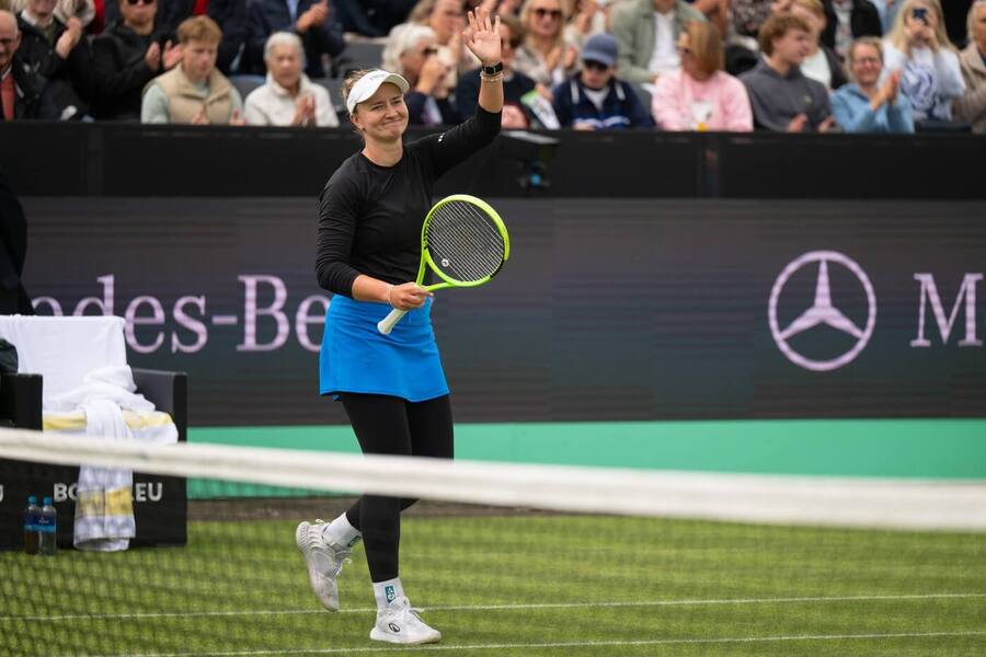Barbora Krejčíková na turnaji v&nbsp;Hertogenboschi 2026