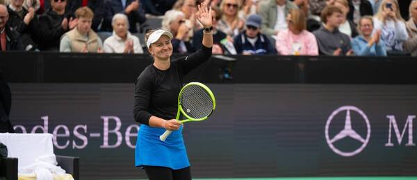 Barbora Krejčíková na turnaji v Hertogenboschi 2026