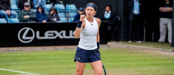 Nikola Bartůňková na turnaji WTA 125 v Birminghamu