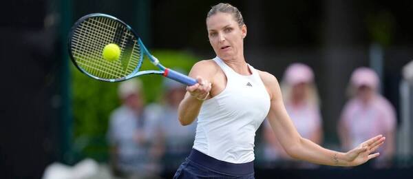 Karolína Plíšková na turnaji WTA 250 Nottingham 2026