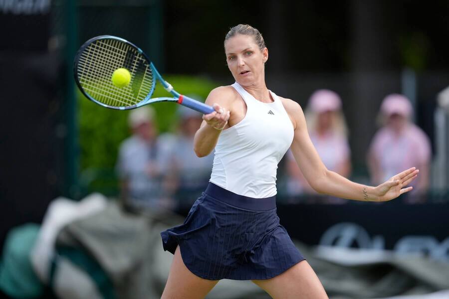 Karolína Plíšková na turnaji WTA 250 Nottingham 2026
