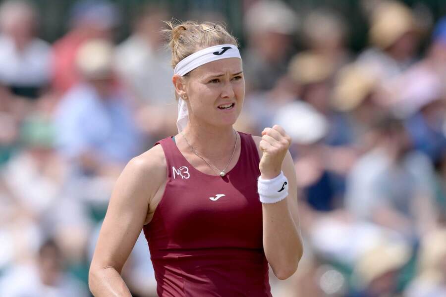 Česká tenistka Marie Bouzková na turnaji v&nbsp;Nottinghamu