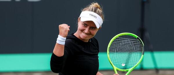 Česká tenistka Barbora Krejčíková slaví triumf na turnaji v Nizozemsku