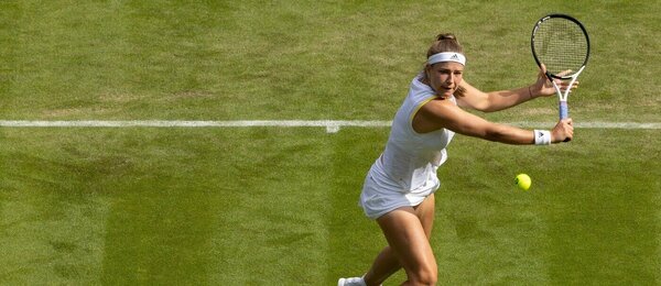 Karolína Muchová na Wimbledonu 2022