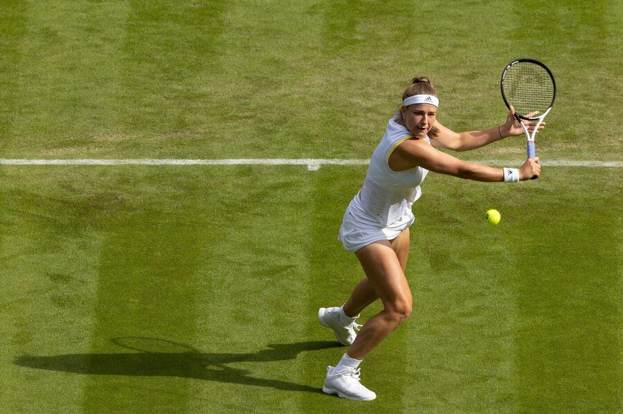 Karolína Muchová na Wimbledonu 2022