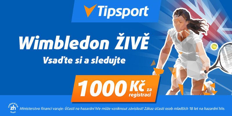 Sledujte Wimbledon 2026 na TV Tipsport