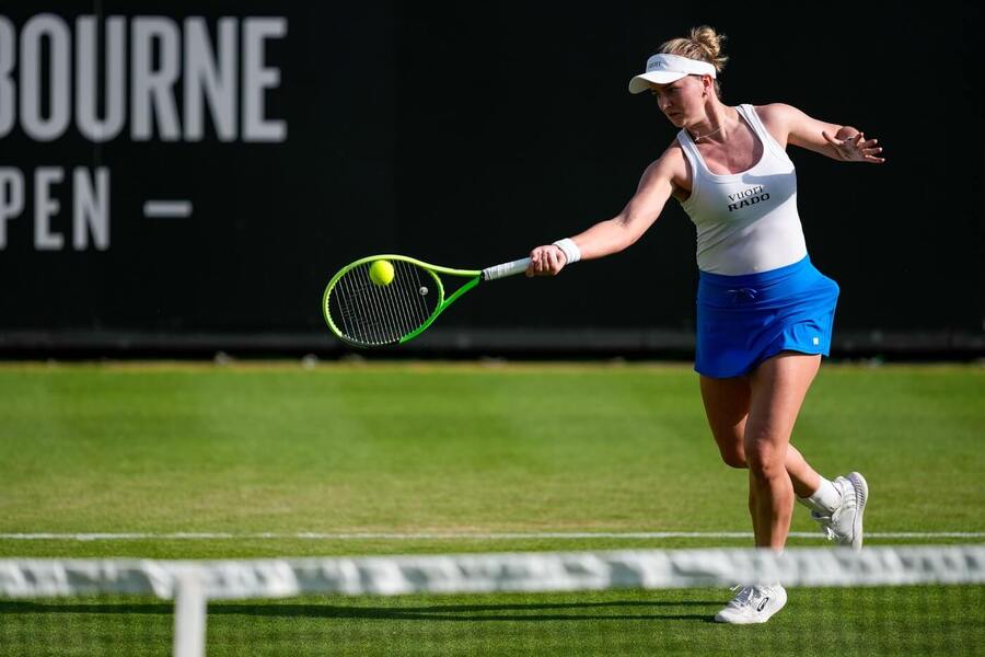 Barbora Krejčíková na turnaji v&nbsp;Eastbourne 2026