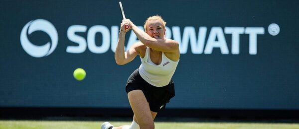 Česká tenistka Kateřina Siniaková na turnaji WTA Bad Homburg 2026