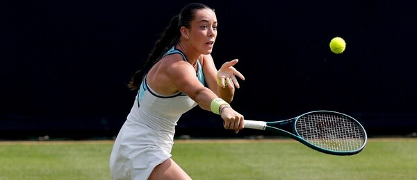 Tereza Valentová na turnaji WTA Eastbourne 2026