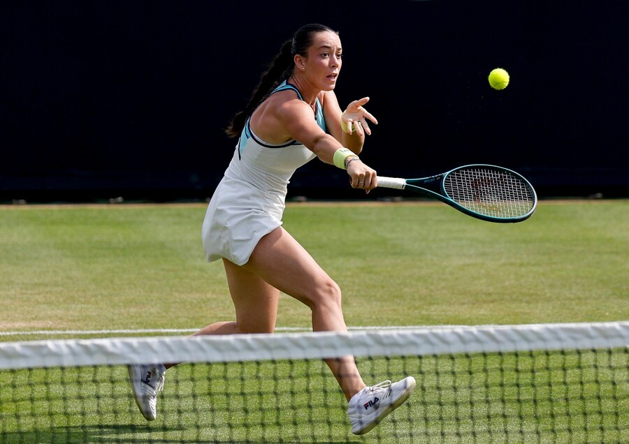 Tereza Valentová na turnaji WTA Eastbourne 2026