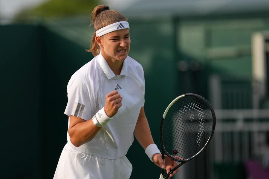 Radost Karolíny Muchové na Wimbledonu