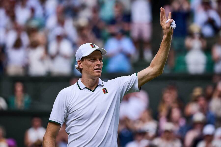 Jannik Sinner po vítězství nad Nuno Borgesem ve 2.&nbsp;kole Wimbledonu 2026
