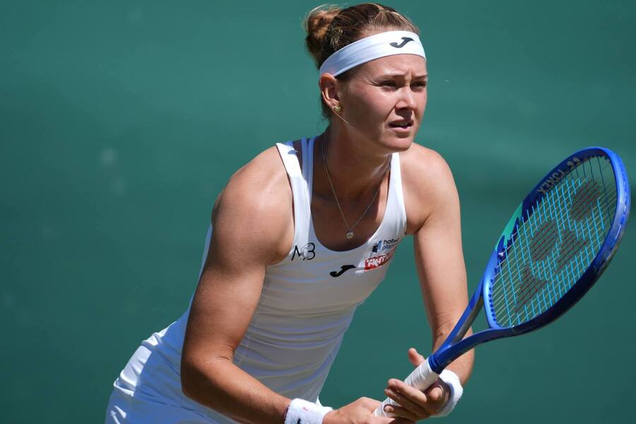 Marie Bouzková během 2.&nbsp;kola Wimbledonu 2026