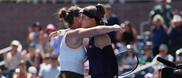 Linda Nosková a Karolína Muchová na US Open 2025