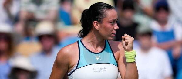 Tereza Valentová ve čtvrtfinále turnaje v Eastbourne