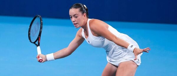 Česká hráčka Tereza Valentová na turnaji WTA 250 Atény