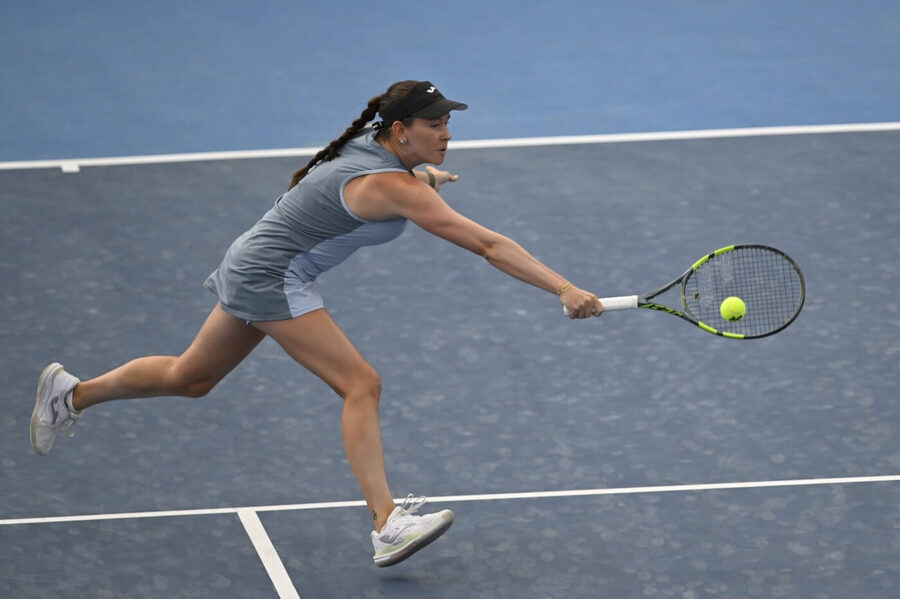 Dominika Šalková na turnaji WTA Prague Open 2026