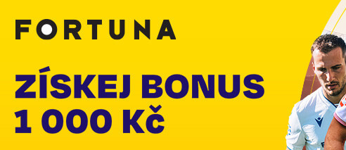 100 Kč na sázky od Fortuny