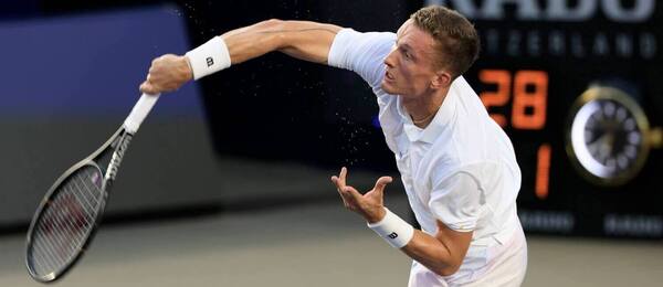 Jiří Lehečka na turnaji v Los Cabos