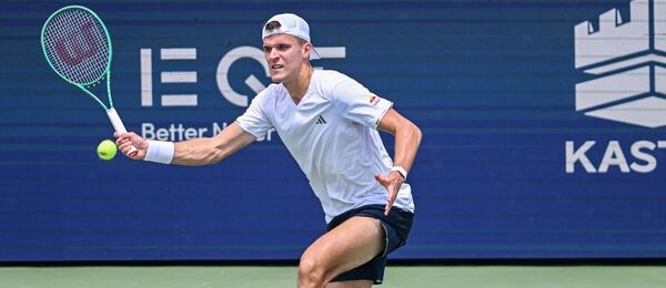 Jakub Menšík na turnaji ve Washingtonu 2026