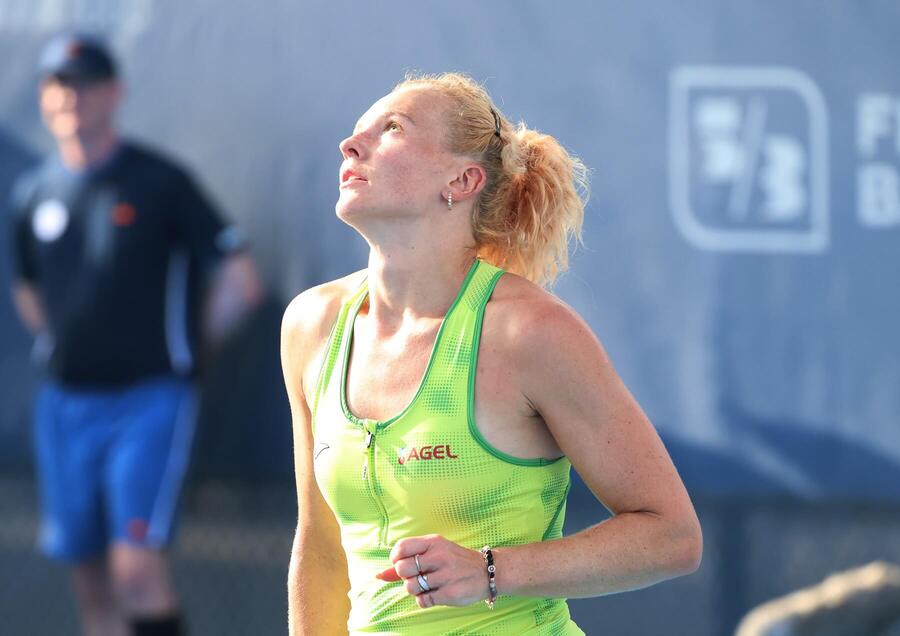 Kateřina Siniaková během 2.&nbsp;kola na turnaji v&nbsp;Cincinnati v&nbsp;roce 2026