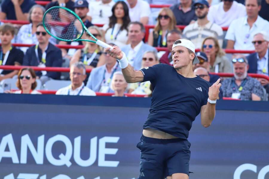 Jakub Menšík během čtvrtfinále turnaje ATP 1000 Montreal 2026