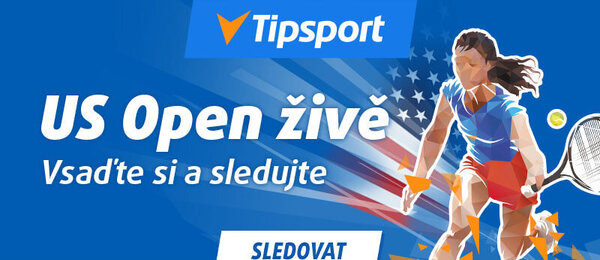 Sledujte US Open živě u Tipsportu