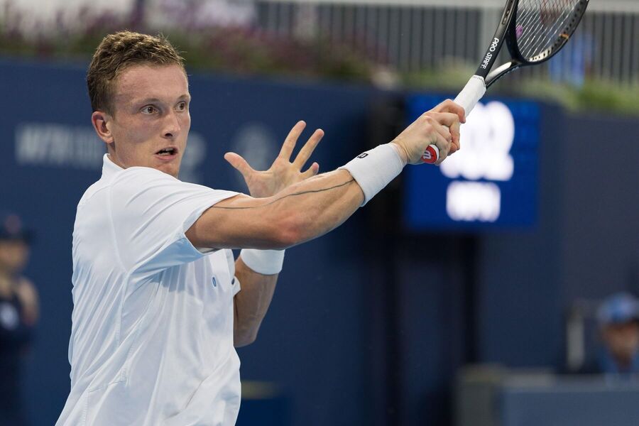 Jiří Lehečka na turnaji v&nbsp;Cincinnati