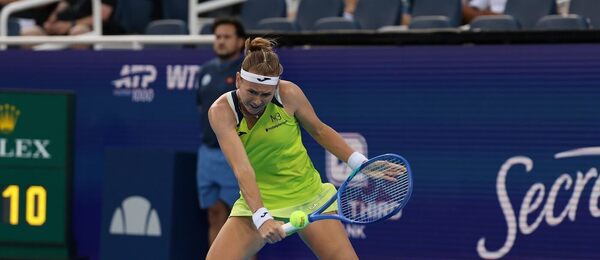Marie Bouzková na turnaji v Cincinnati 2026