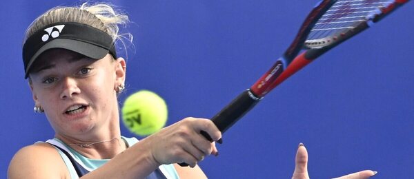 Lucie Havlíčková během turnaje Livesport Prague Open 2026