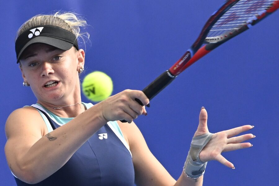 Lucie Havlíčková během turnaje Livesport Prague Open 2026