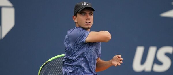 Dalibor Svrčina během 1. kola US Open 2026
