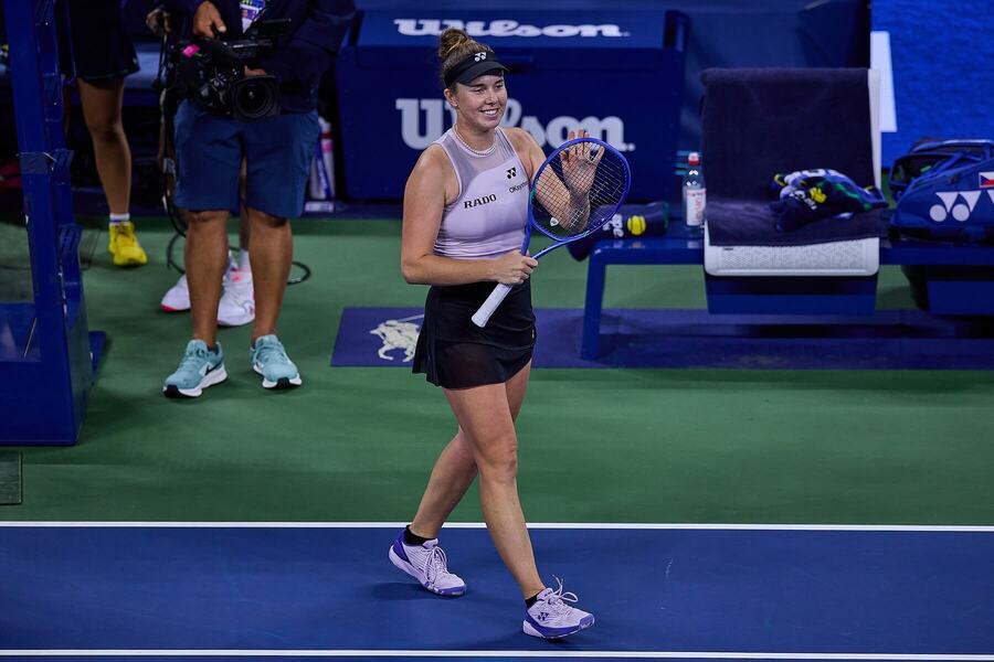 Linda Nosková po vítězství ve 2.&nbsp;kole US Open 2026