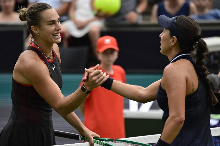 Aryna Sabalenka a&nbsp;Jessica Pegula na turnaji v&nbsp;Berlíně v&nbsp;roce 2026