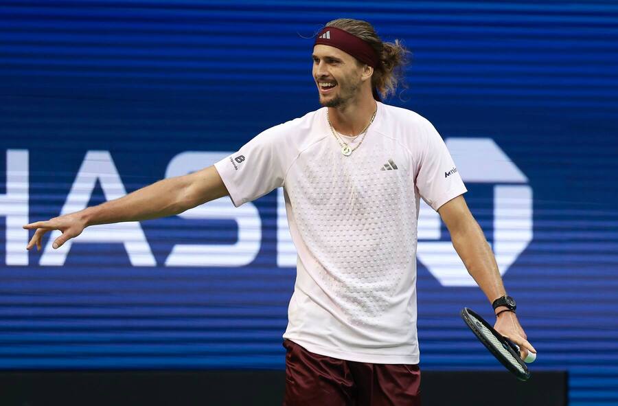 Alexander Zverev slaví vítězství v&nbsp;semifinále US Open 2026
