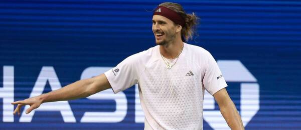 Alexander Zverev slaví vítězství v semifinále US Open 2026