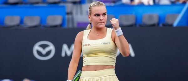 Sára Bejlek v osmifinále WTA 500 Guadalajara 2026