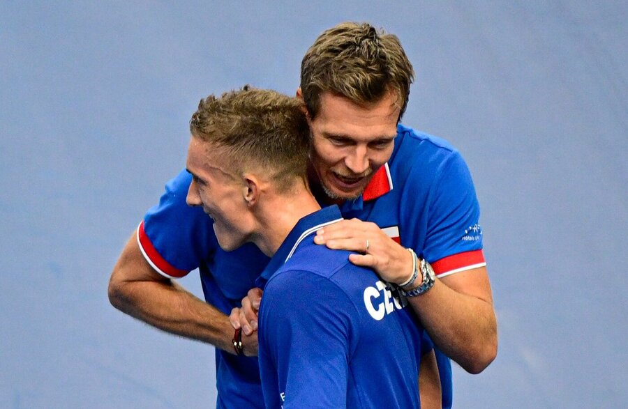 Jiří Lehečka a&nbsp;Tomáš Berdych