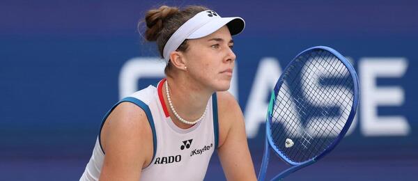 Linda Nosková během čtvrtfinále US Open 2026