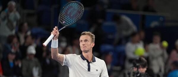 Jiří Lehečka na turnaji v Tokiu 2026