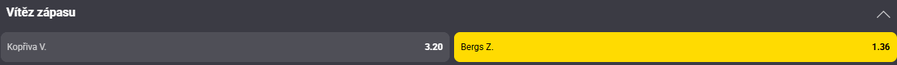 Sázkový tip k&nbsp;duelu Kopřiva vs. Bergs