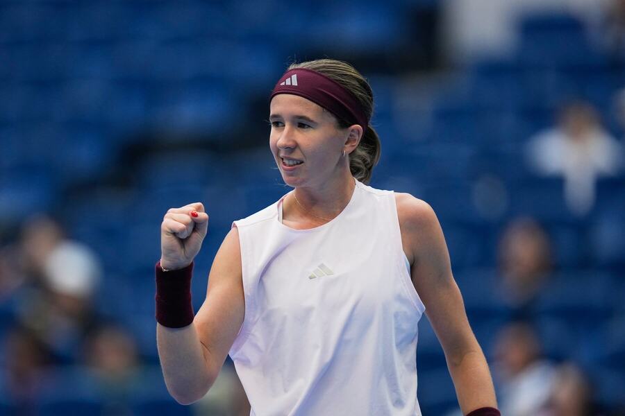 Nikola Bartůňková během čtvrtfinále WTA 1000 Peking 2026