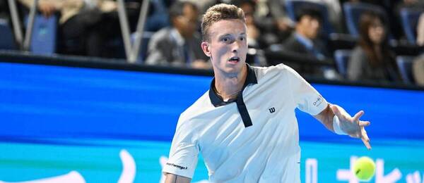 Jiří Lehečka ve finále turnaje ATP 500 Tokio 2026