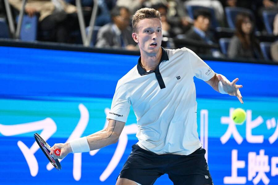 Jiří Lehečka ve finále turnaje ATP 500 Tokio 2026