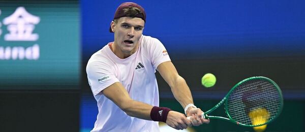 Jakub Menšík během turnaje ATP 500 Peking 2026