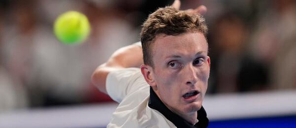 Jiří Lehečka během finále ATP 500 Tokio 2026