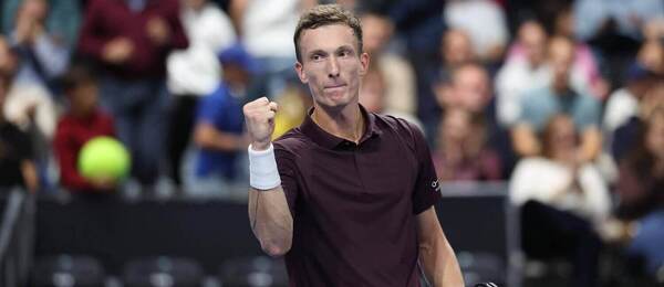 Jiří Lehečka na turnaji ATP 250 Brusel 2026