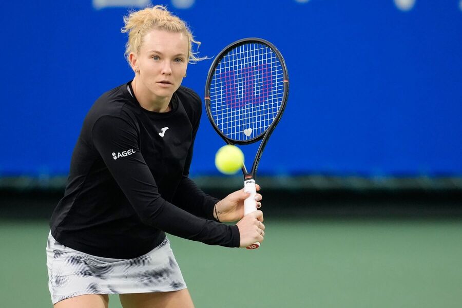 Kateřina Siniaková během semifinále WTA 250 Ósaka 2026