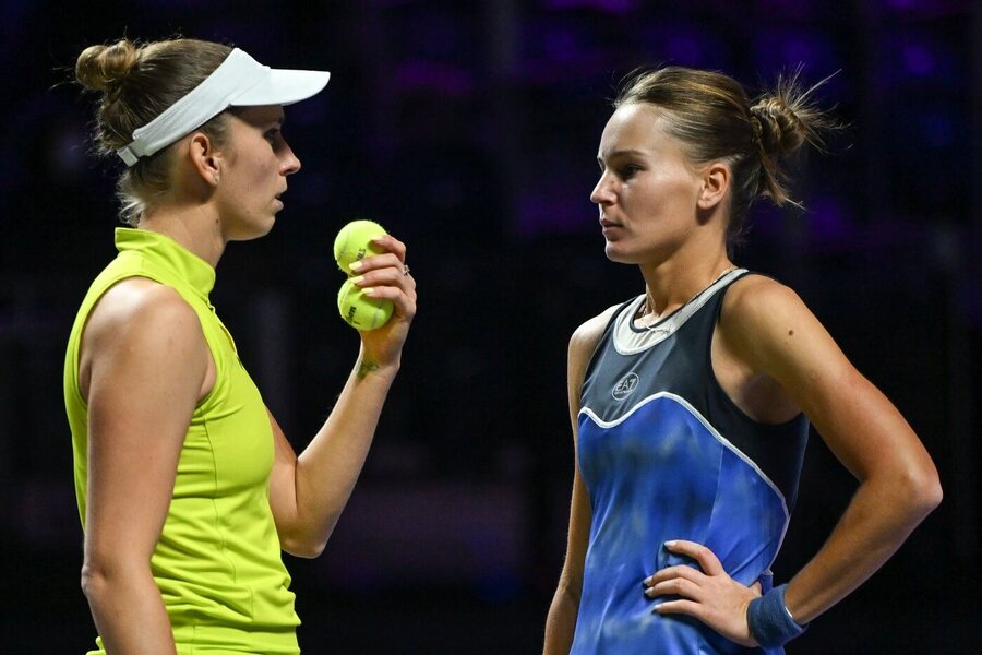 Elise Mertens a&nbsp;Veronika Kudermetova na WTA Finals 2025